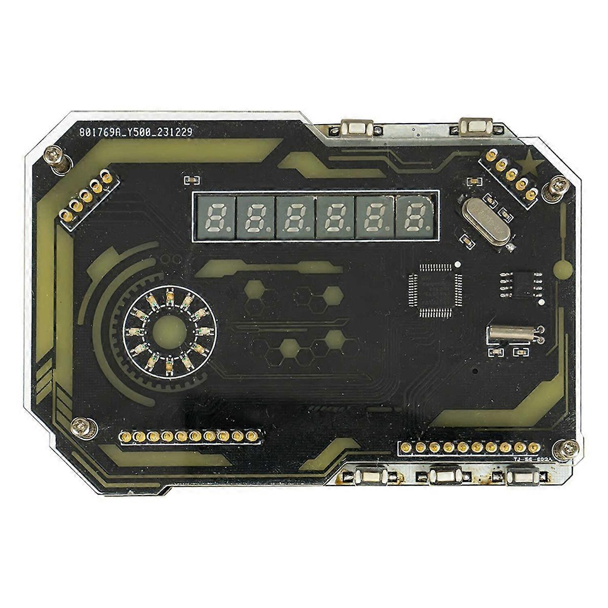 Desktop Digital Clock Electronic DIY Kit Clock Soldering Fabrication Kit Gaming Desktop Ornament