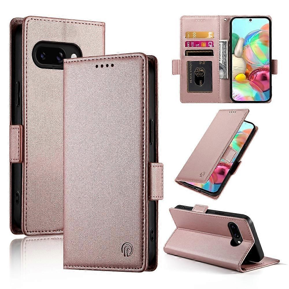 Side Buckle Magnetic Frosted Leather Phone Case