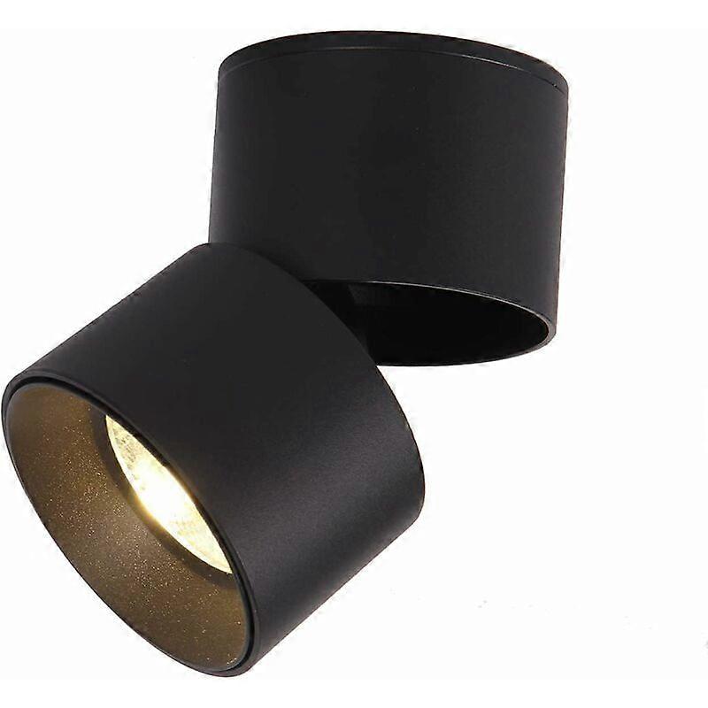 Adjustable 7W LED Surface Spotlight, Rotatable Ceiling Light