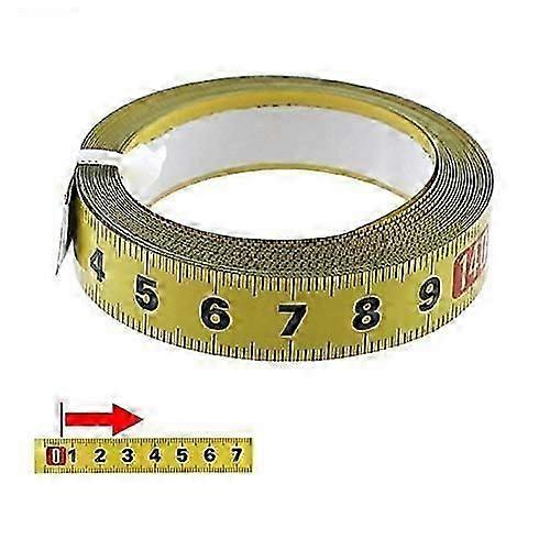 Metrisch meetlint 1-5 meter zelfklevend - met lijmtape voor timmerman thuisgebruik - naaimachinesticker (5m)_SZXM