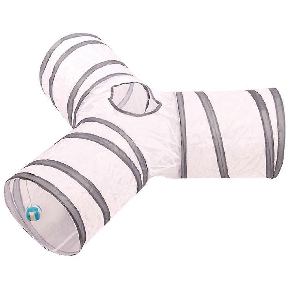 Magic Ball Cat Tunnel for Interactive Play, Exercise, Durable Fabric, Collapsible Design, Fun for All Cats