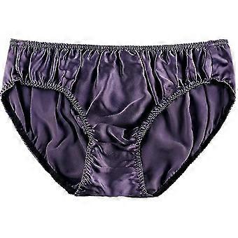 Mens Silk Panties Pure Silk Underwear 100% Mulberry Stretch Waist Basic Briefs Soft S-3xl f26