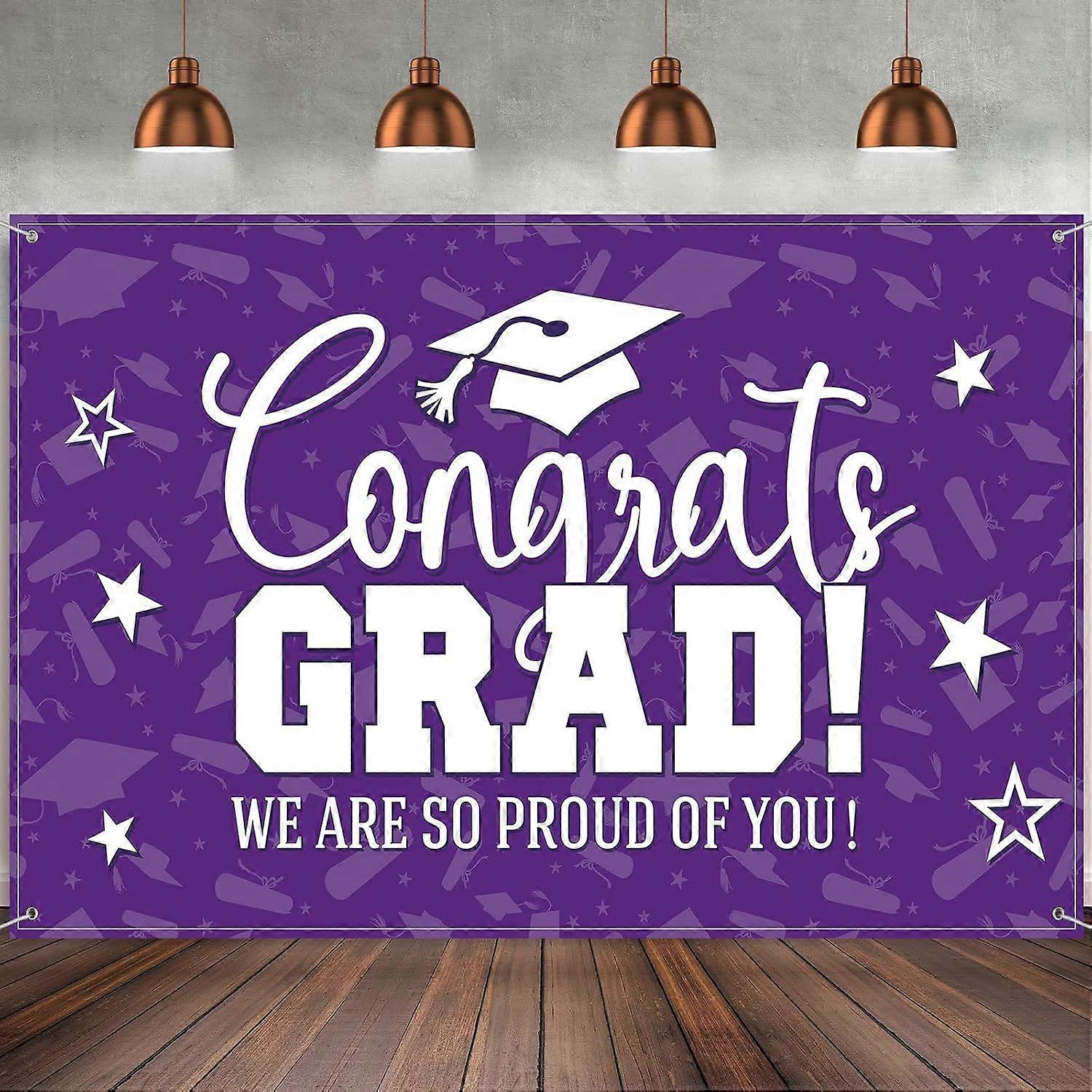 Graduation Decorations Grad Backdrop Banner Class of 2025 Graduation Backdrop Background for Grad Pa