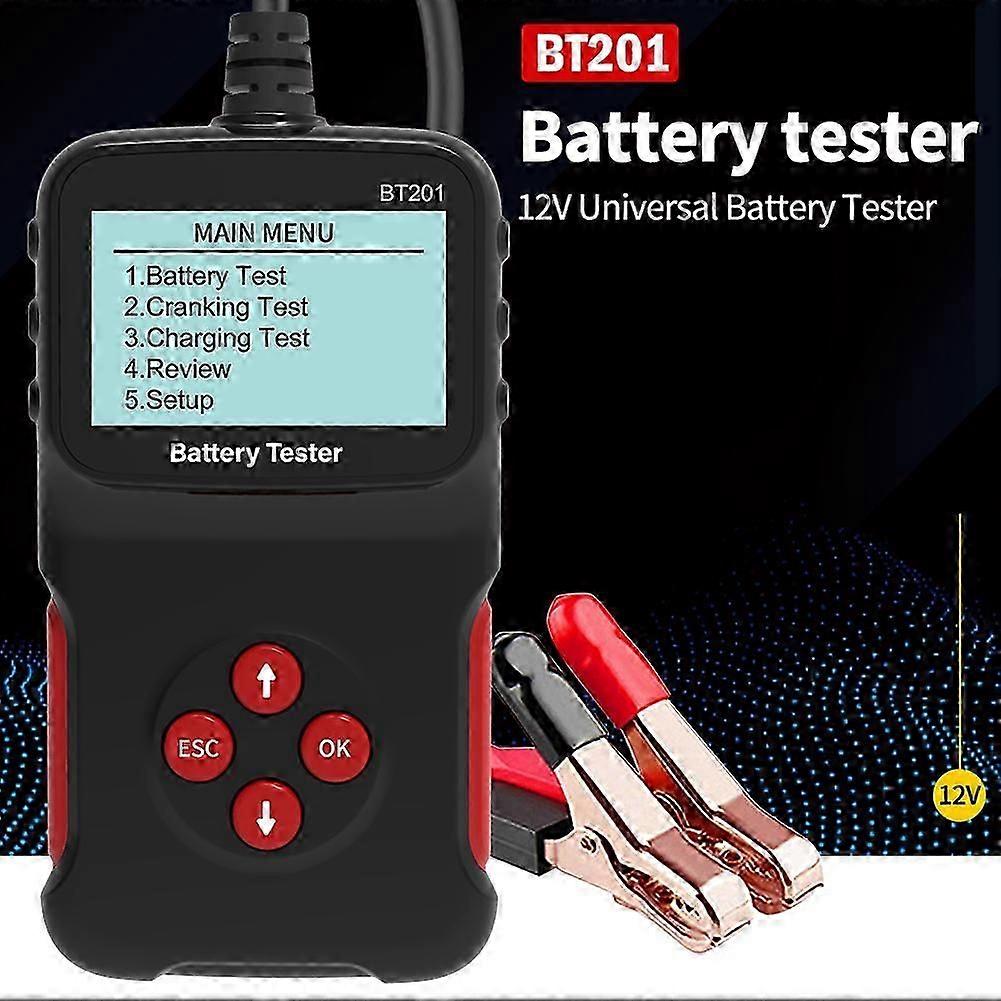 BT201 Auto OBOD2 Scanner met Kleurenscherm Auto Motor Fault Code Reader Auto Diagnostic Scan Tester voor AGM GEL voor Batterij