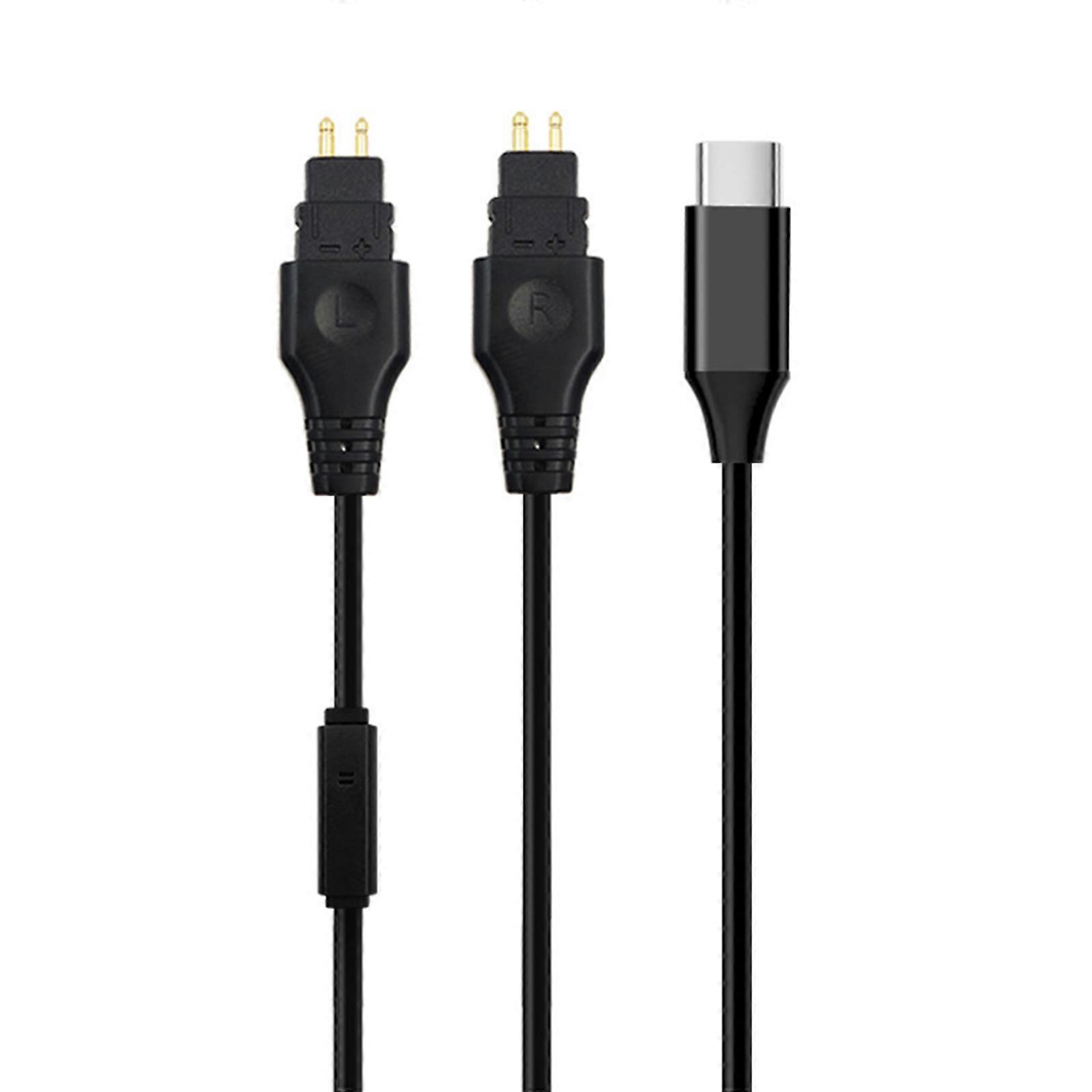 TYPE C Earphone Cable Replacement For HD650 HD600 HD580 HD660S Earphones Auditory Decoding Cable