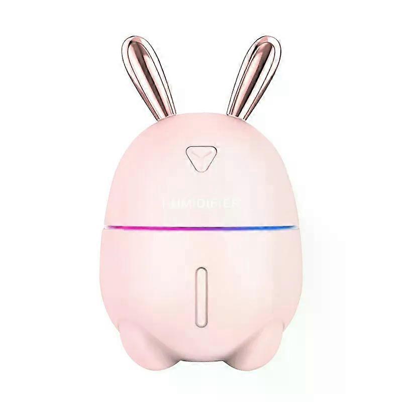 Mini Air Humidifier Cute Rabbit Usb Aroma Essential Oil Diffuser Colorful Night Light Car Office Air Purifier Mist Maker 300Ml