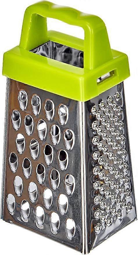 silver stainless steel square grater