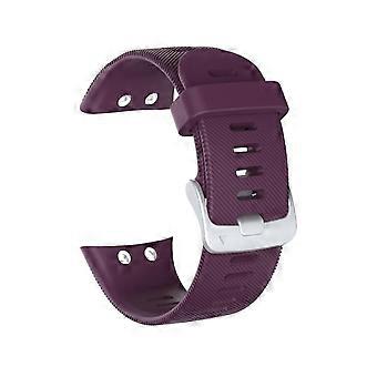 Para Forerunner 45/45s Correa de Reloj de Silicona Suave Correa de Reloj Púrpura