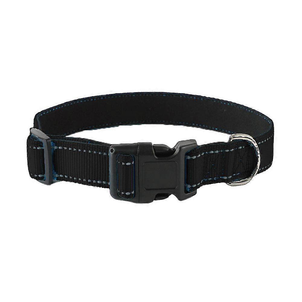 Classic Stylish Dog Collar, Non-slip Adjustable Loop for a Customized Fit, Reflective Dog Collar for Safe Night Walks, Durable Design with Reinforced