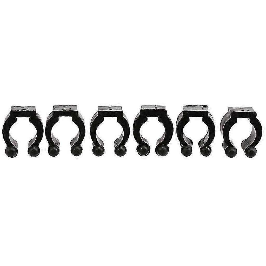 6pcs Plastic Pool Cue Billiard Stick Rack Clips for Billiards Cue Sticks
