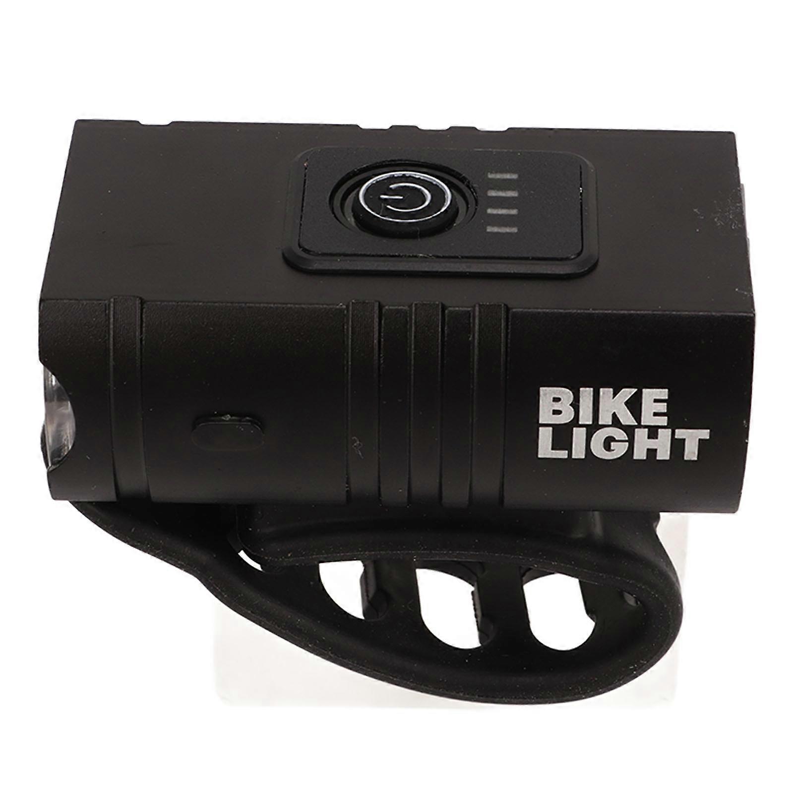 USB Rechargeable Bicycle Front Back Light Set 143g 1200mAh