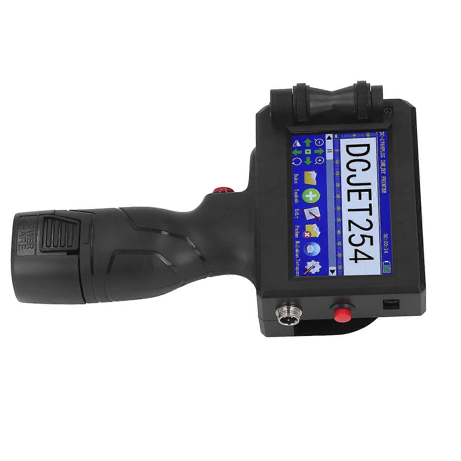 4 Core CPU Handheld Mobile Inkjet Printer with HD LED Touch Screen