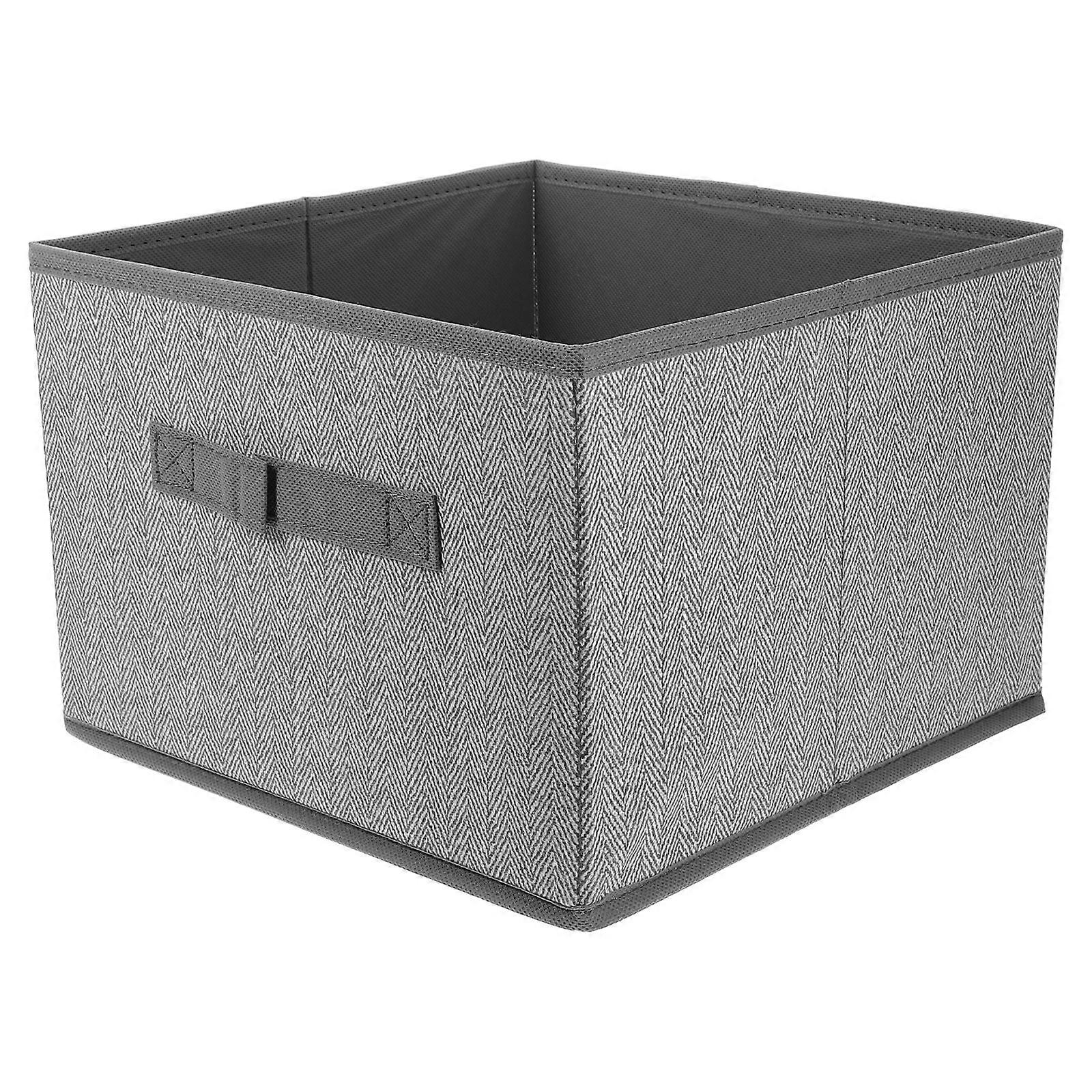 Square Sundries Storage Case No Lid Storage Box Non-woven Fabrics Storage Bin