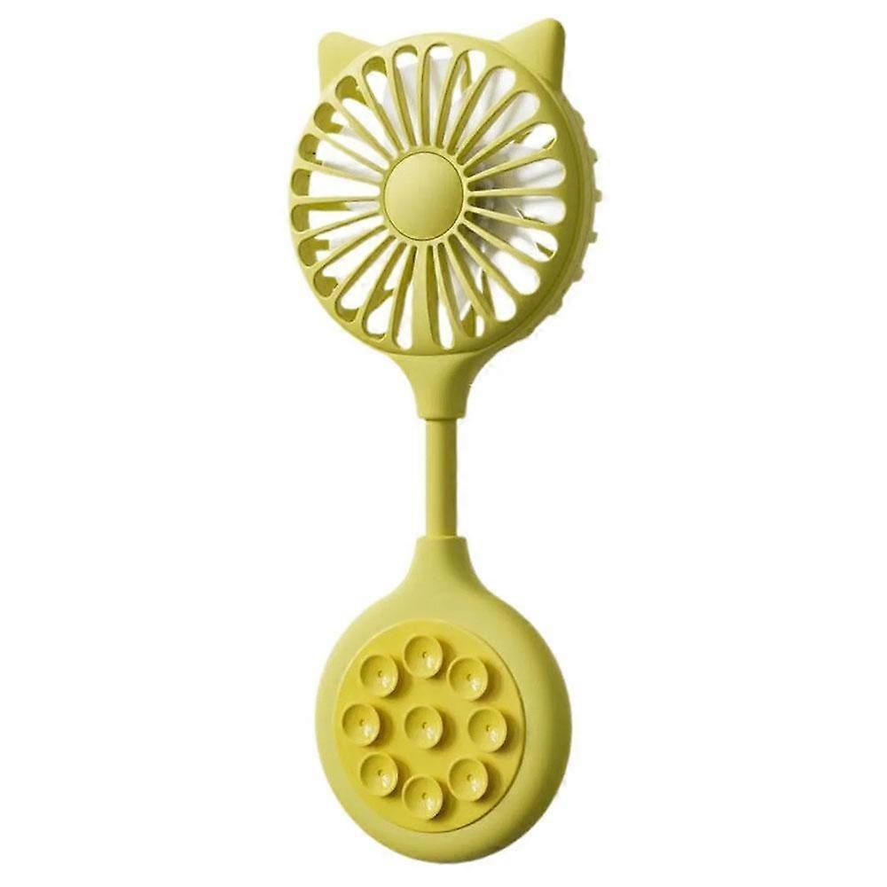 Mini Suction Cup Fan Desktop Portable Folding Fan