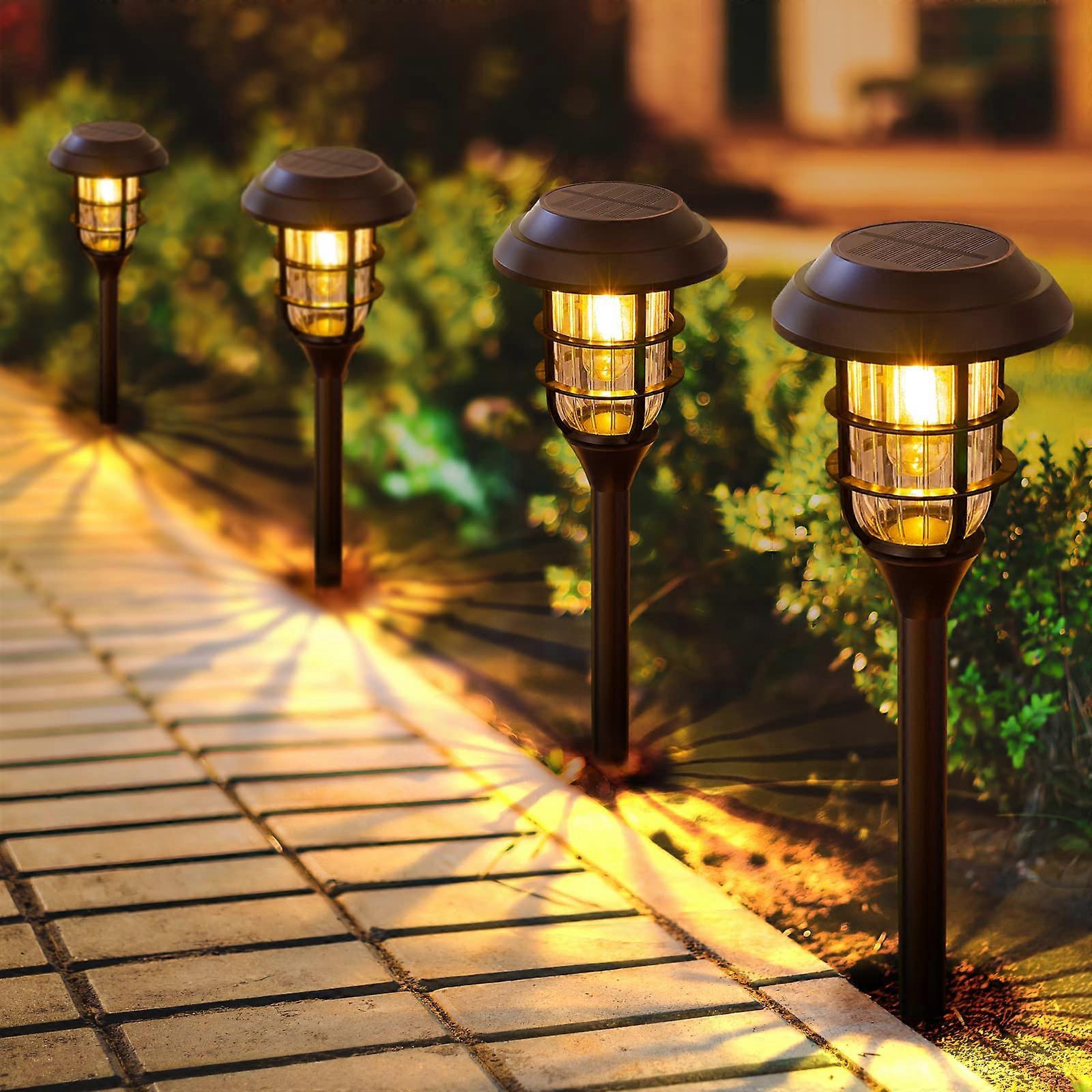 Sun Road Lights Open, 8 packs of bright solar lights open, IP65 Automatic Opening/Closed