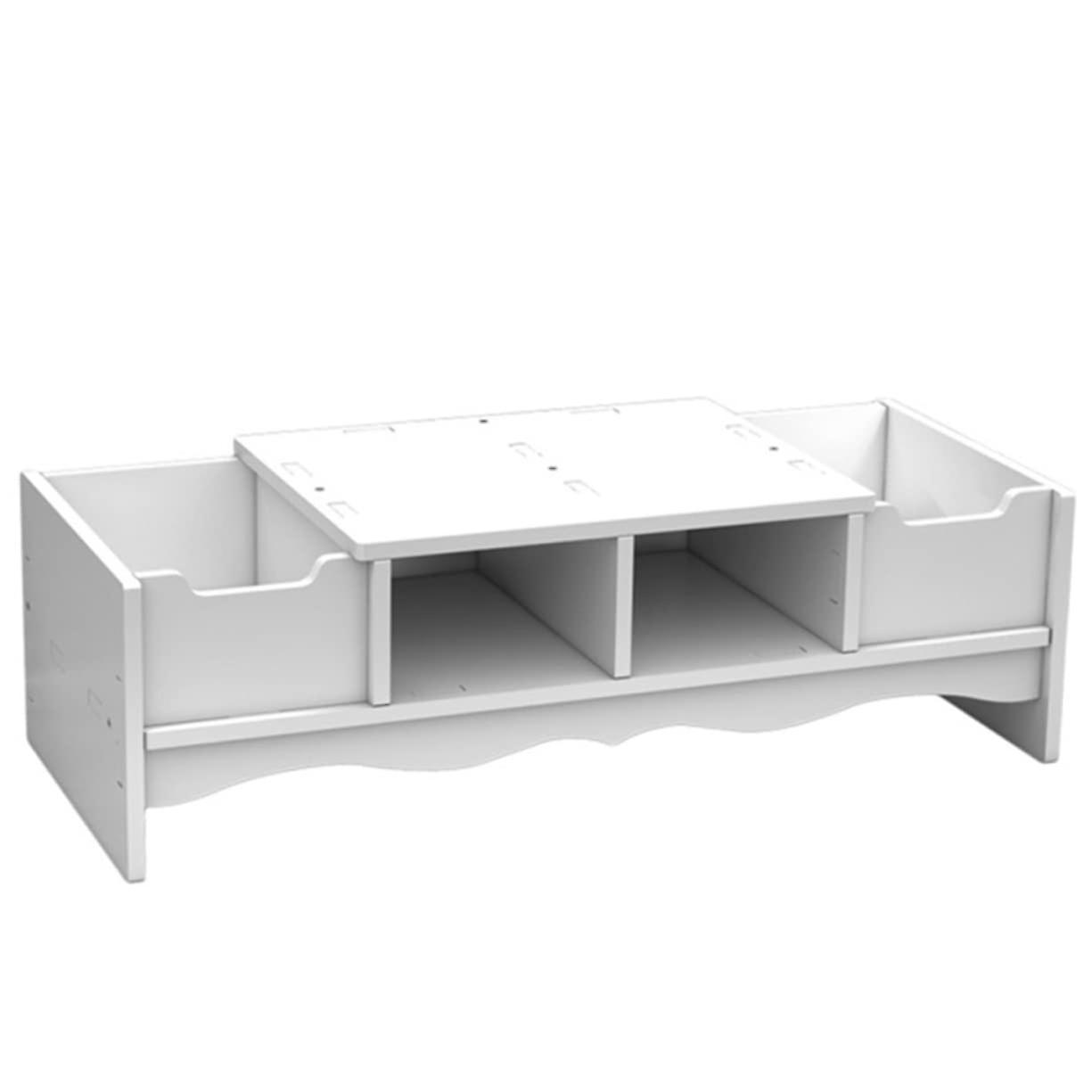 Desktop Computer Heightening Bracket Monitor Stand Riser for Laptop and Desktop Office Storage Rack