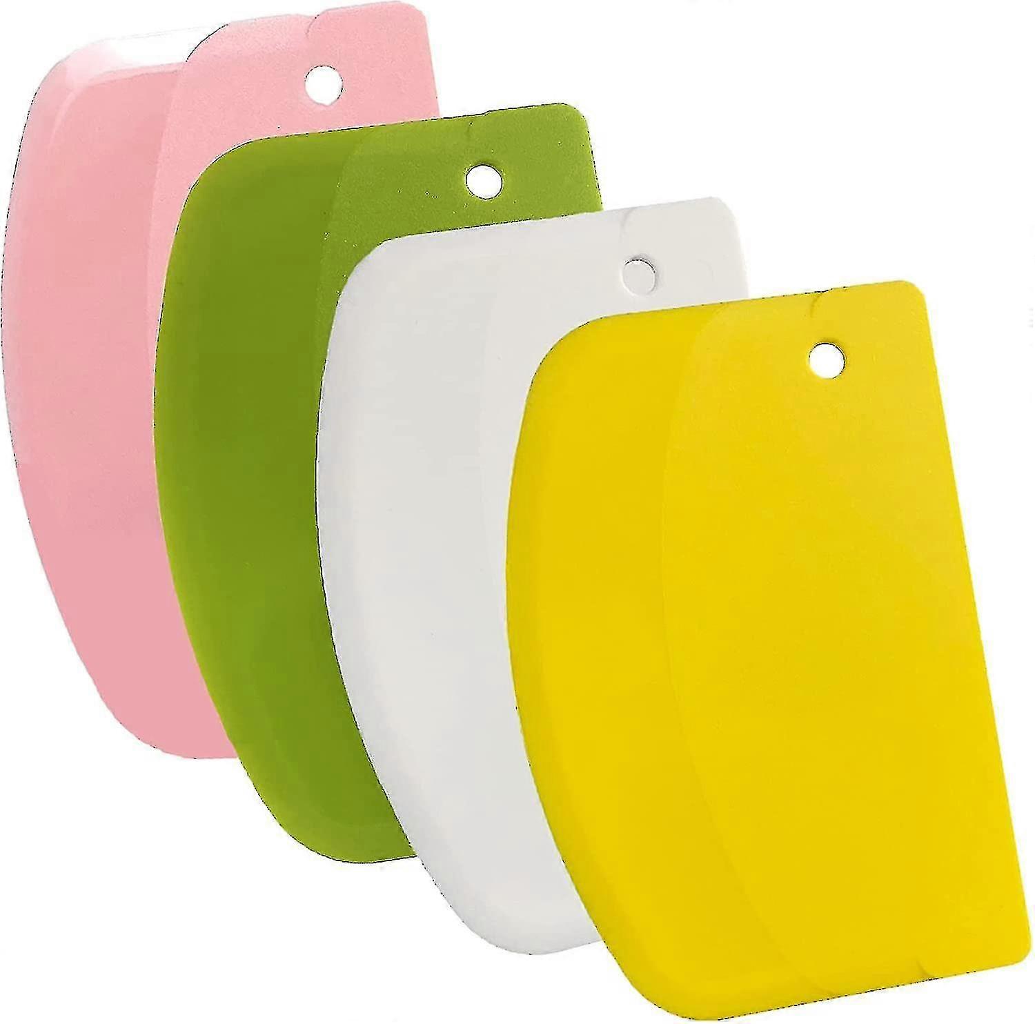 Plastic Dough Scraper & Bowl Scraper - FFY