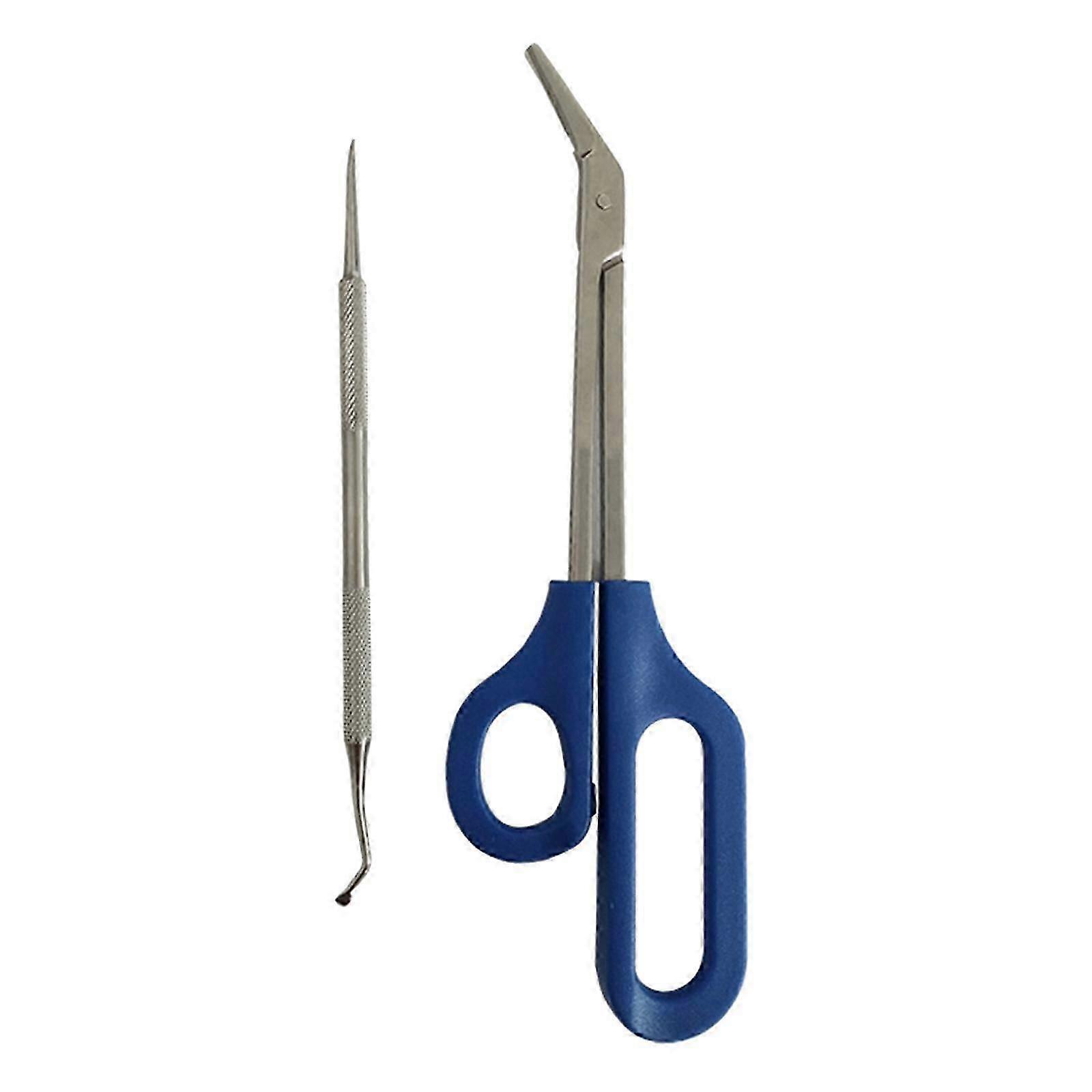 Toenail Scissors for Seniors Easy Use Unique Design & Ingrown Toenail File