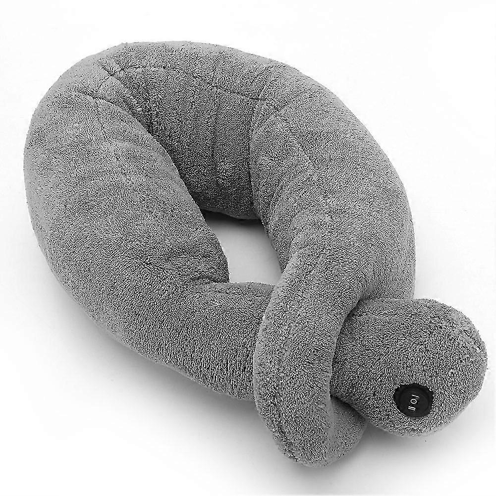 Vibrating Massaging Neck Pillow Massage Therapy Cushion Relax Muscles Relieve Stress