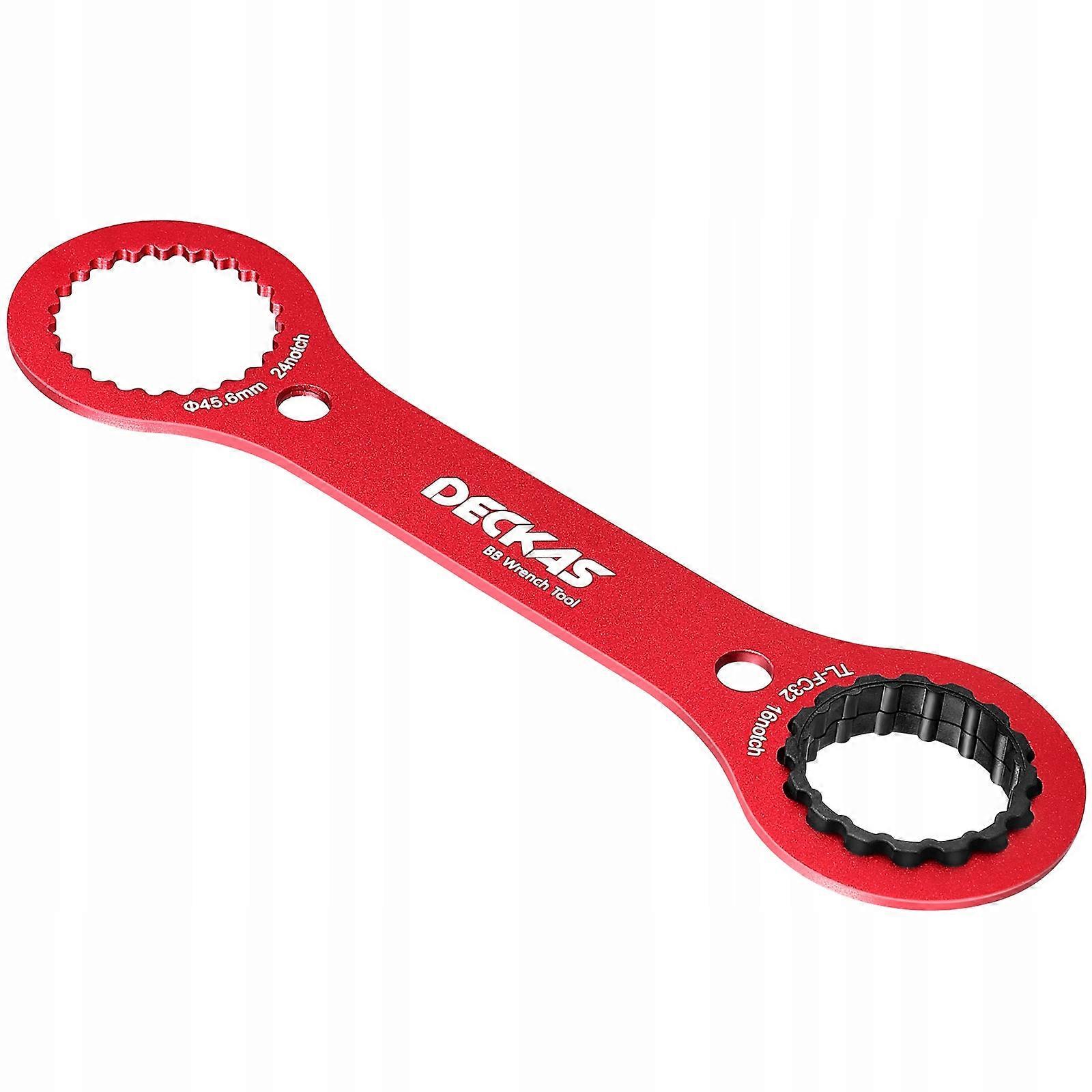 1pc Aluminum Alloy Bottom Bracket Wrench Crankset Removal Wrench Tool Maint