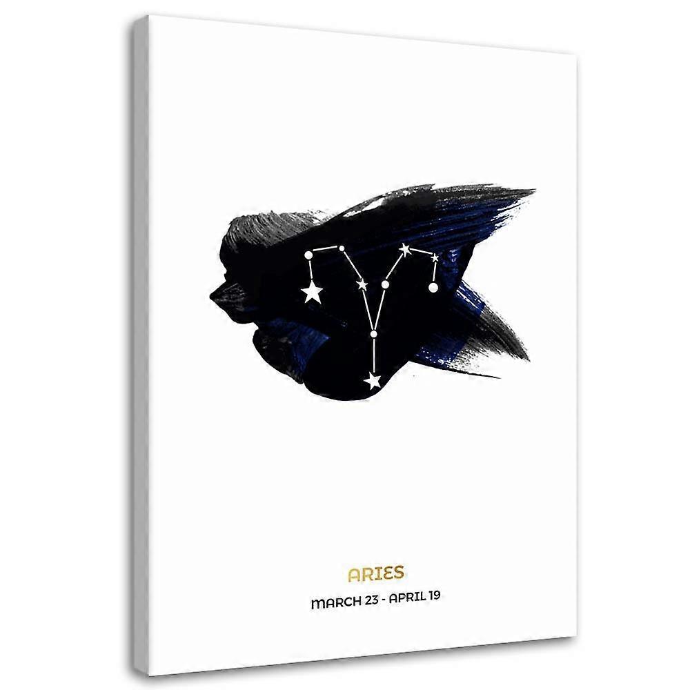 Leinwandbild, Sternzeichen - Widder - 60x90