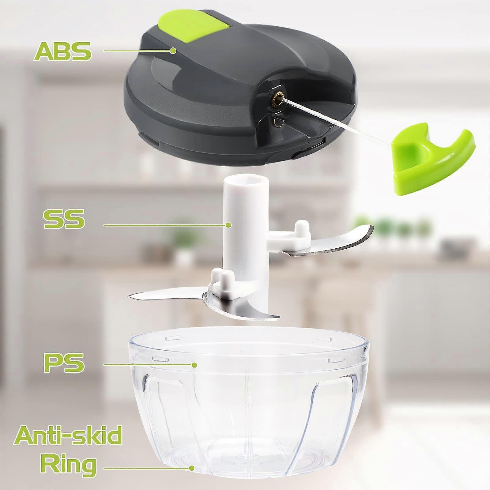 Manual Food Chopper with Drawstring