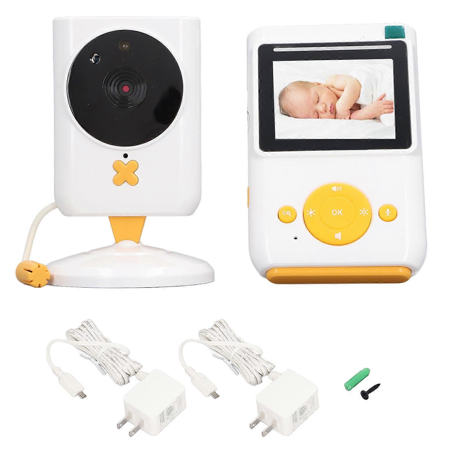 Baby Monitoring 2 Way Talk Sound Activated 2.4 Inch Display Infant Camera With Night Vision 100‑240V