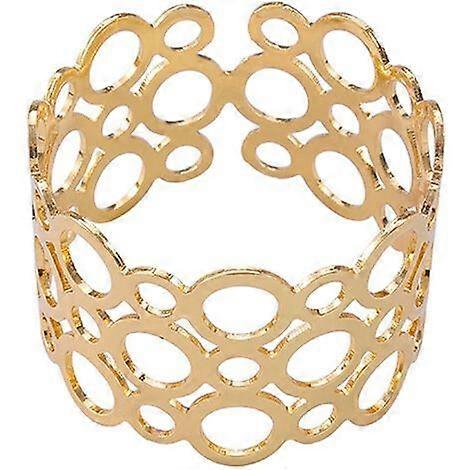 2025 Latest Model ndmade Round Mesh Napkin Rings Holders for Table Parties