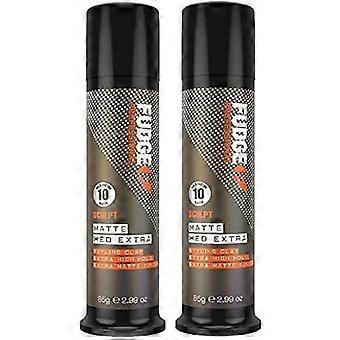 Styling-Wachs - FUDGE - Matte Hed Extra - Packung mit 2 Flaschen à 85 ml - Ultra stark