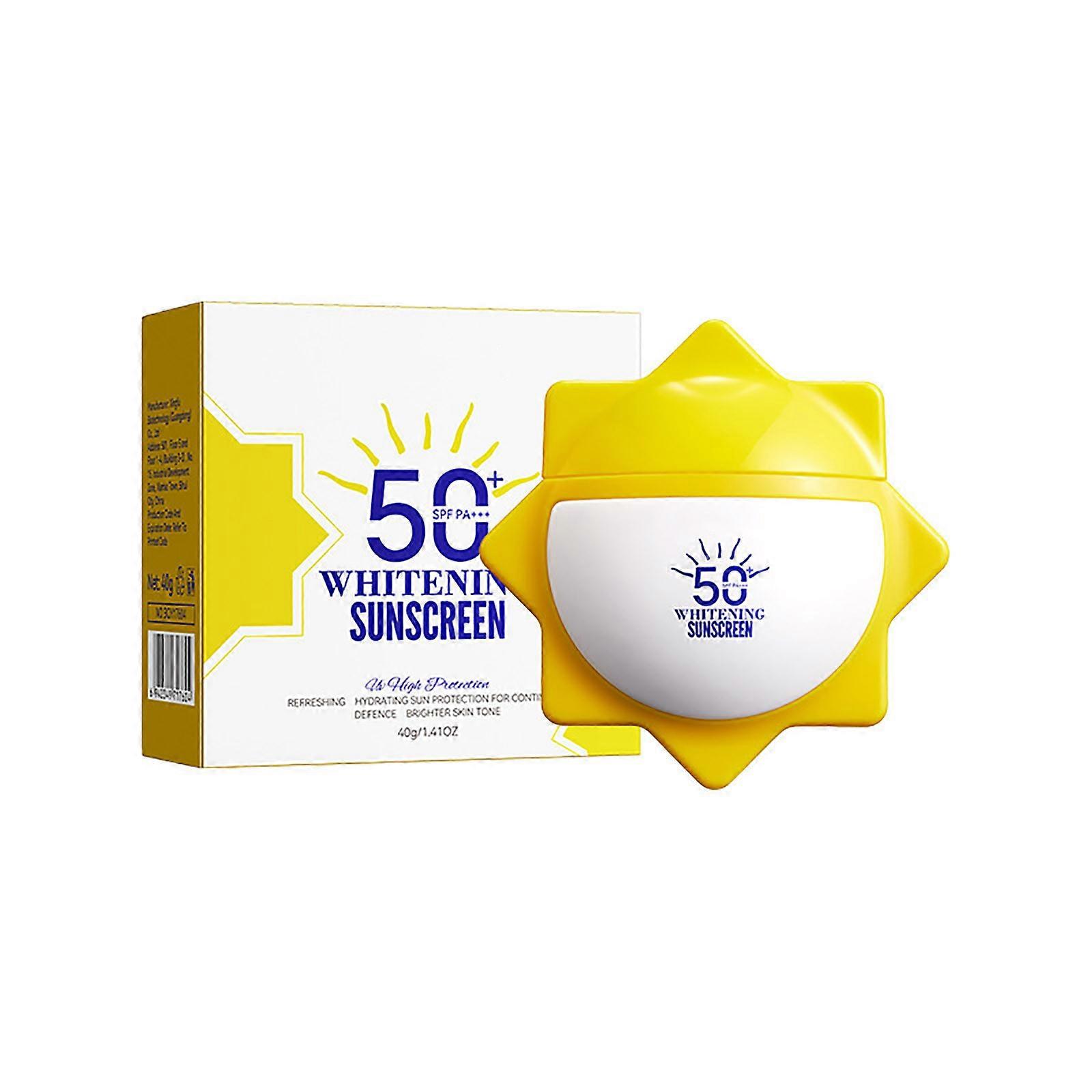 White Sunscreen Cream White Cream Sunscreen For Face Fully Protected The And Lighten The Complexion 40g
