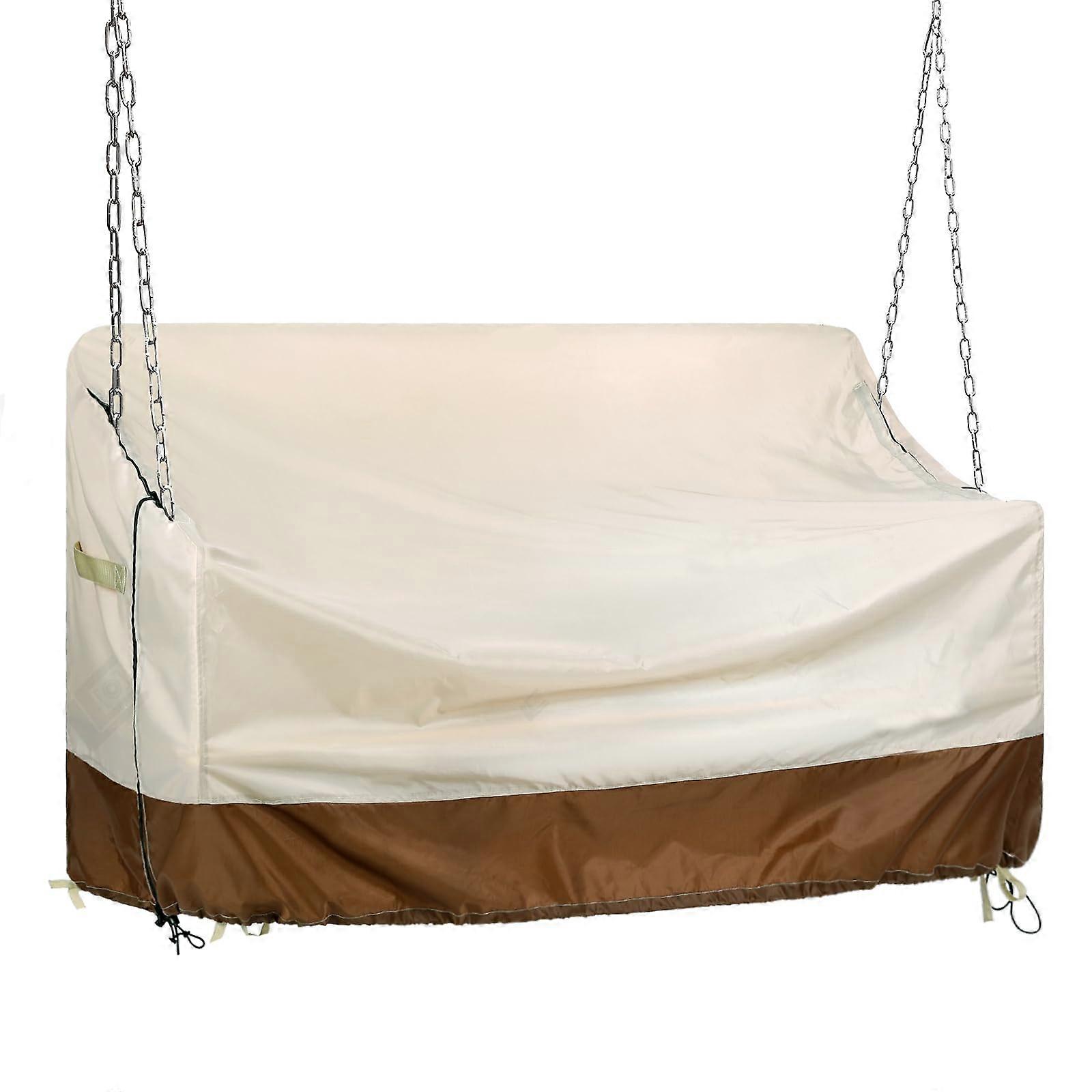 Hanging Porch Swing Cover 56 Inch Outdoor Swing Chair Cover Patio Swing Cover(56x25x32 Inches)