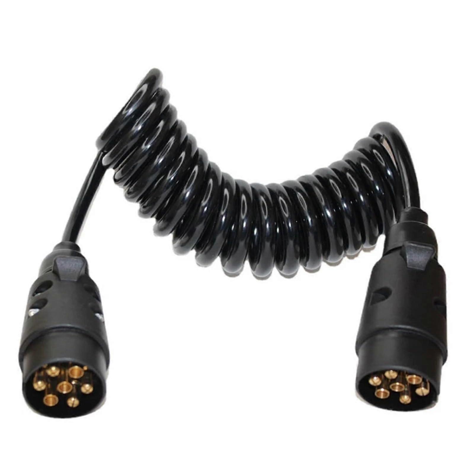 2M 7 Pin Trailer L1ght Board Extension Cable Wire Splices Circuit Socket F19A