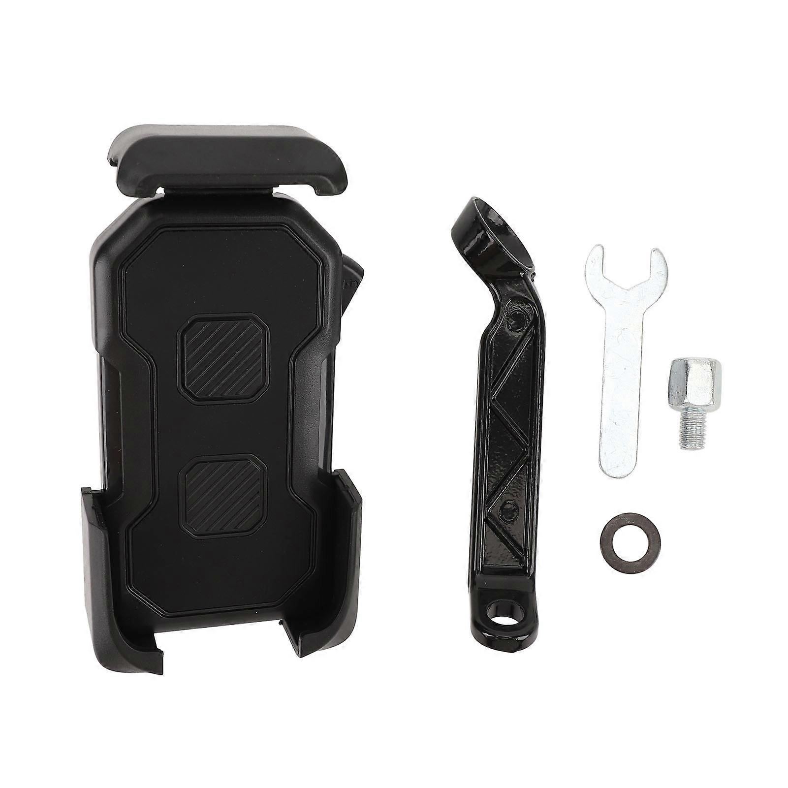 Support de téléphone universel pour vélo, absorption des chocs, matériau ABS haute résistance, pour scooter, noir