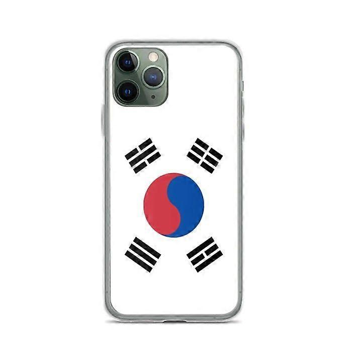 Phone case - PIXELFORMA - South Korea Flag - Compatible with iPhone 11 Pro - Flexible - Durable