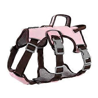 Dog Harness Chest Leash Pet Vest Harness Dog Vest Walking Training Reflective Harness with Safety Buckle Dogs Pet Supply  Yellow S