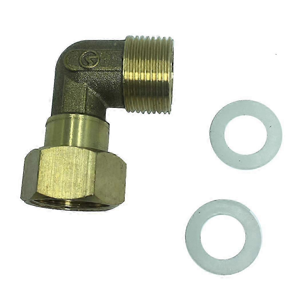 Brass 90 Degree Hose Connector Hose Connection - as described,
