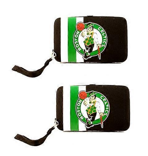 Boston Celtics NBA Little Earth Shell Wristlet 2 Pack