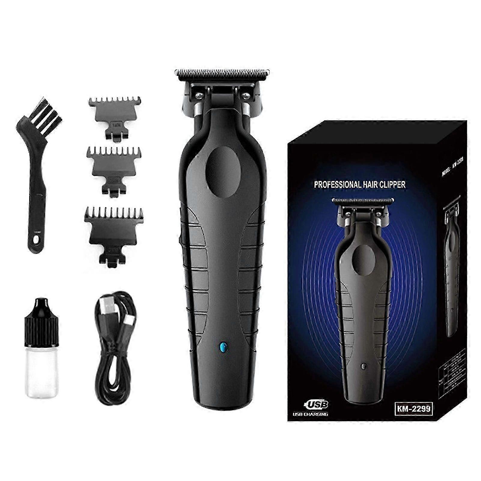 KM-2299 Cordless Bald Clipper, Professional Barber Hair Clipper - Hair Trimmer for Beard Sculpting & Body Grooming