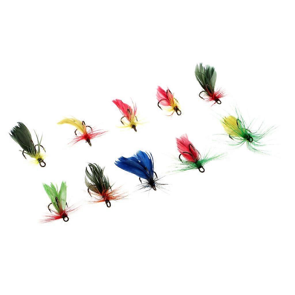 10 adet Perisi Sinek Ürün Çeşitliliği Bas Somon Alabalık Kelebek Sinekler Balıkçılık Sinekler