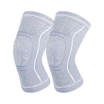 Atmungsaktive Kniebandage für Damen und Herren, Linderung von Gelenkschmerzen, verstellbar, bequem zu tragen, für Laufübungen, den täglichen Gebrauch, XL