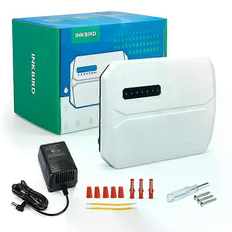 6-Zone Wi-Fi Controls Sprinkler Controller Smart Irrigation Timer Supports Seasonal Adjustment Multi-time Watering