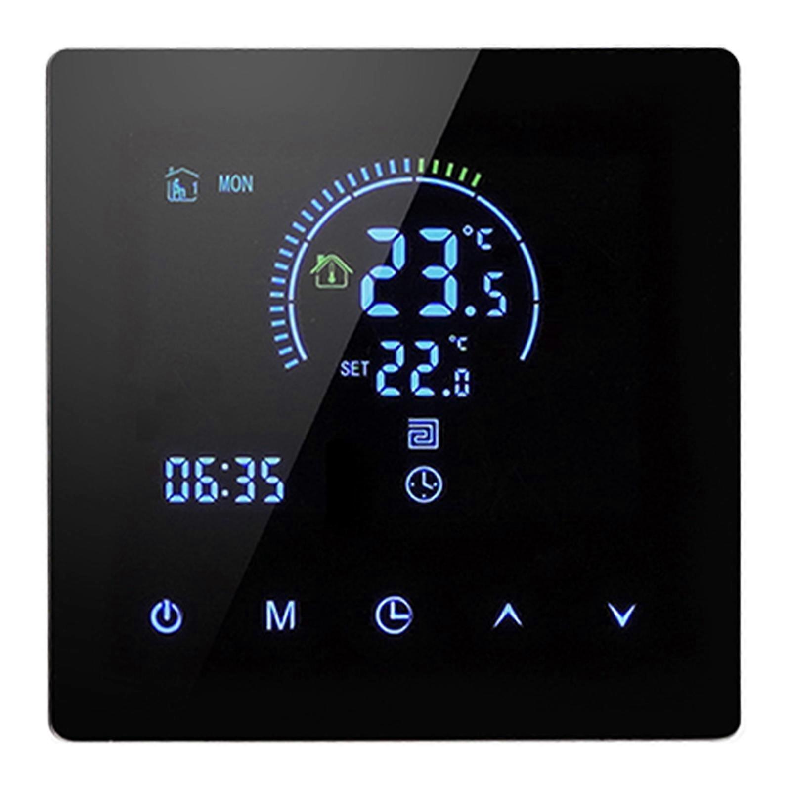 3A Intelligent Thermostat Temperature Controller LCD Display Touch Screen 7 Day Programmable Thermostats App Control