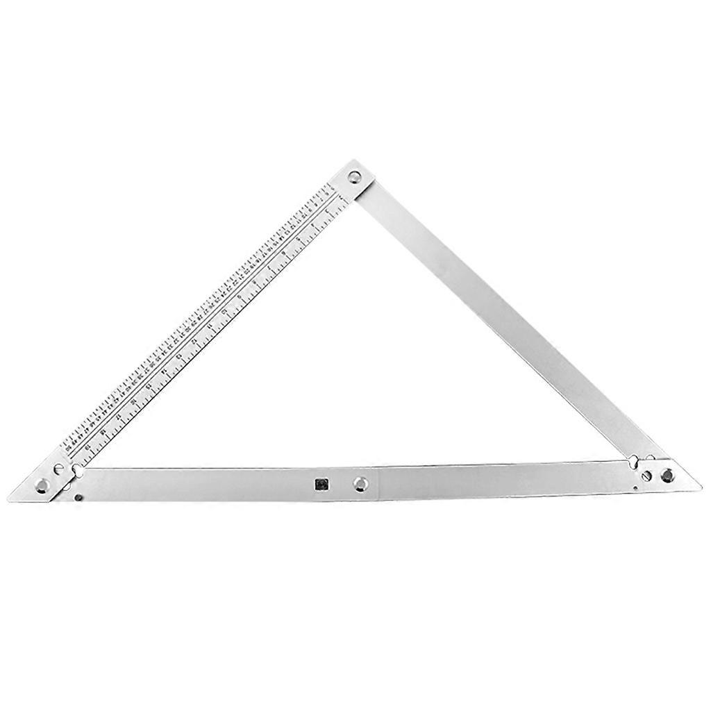 Aluminum Alloy Mitre Angle Measuring Tool,Mutifunction Woodworking Square Foldable Ruler - Framing Carpentry Use
