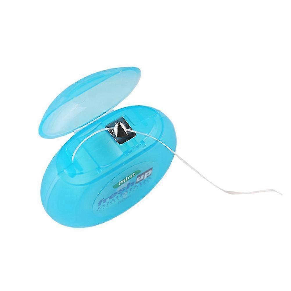 1PC 50M Dental Floss Ultra Thin Flat Interdental Cleaner Micro Wax Mint Dental Flosser