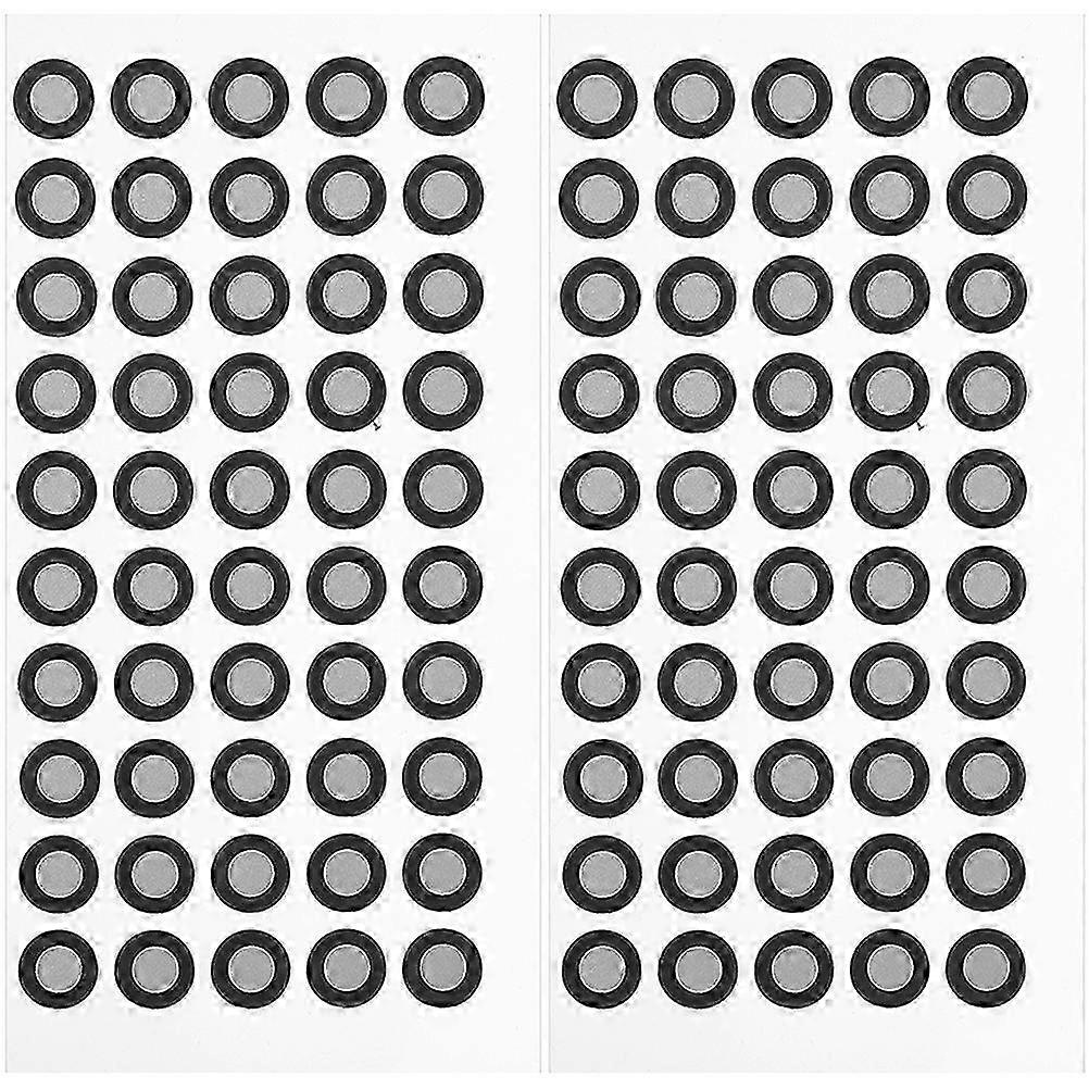 2 Sheets Reference Marker Points Reflective Film Marking Points Positioning Targets for 3D Scanner