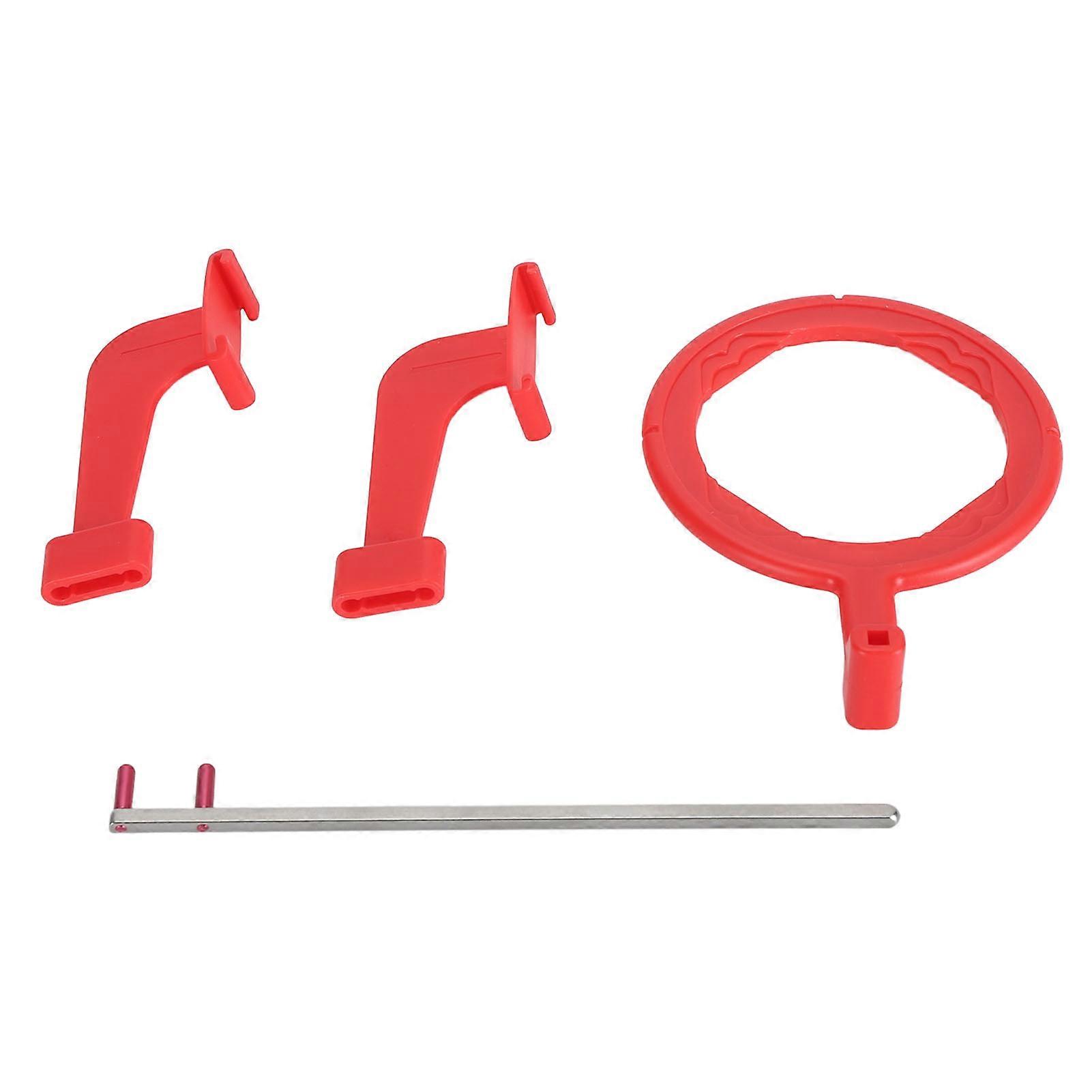 Intraoral X-ray Film Positioning System, Vertical Type, Heat Resistant, for Molars, Red