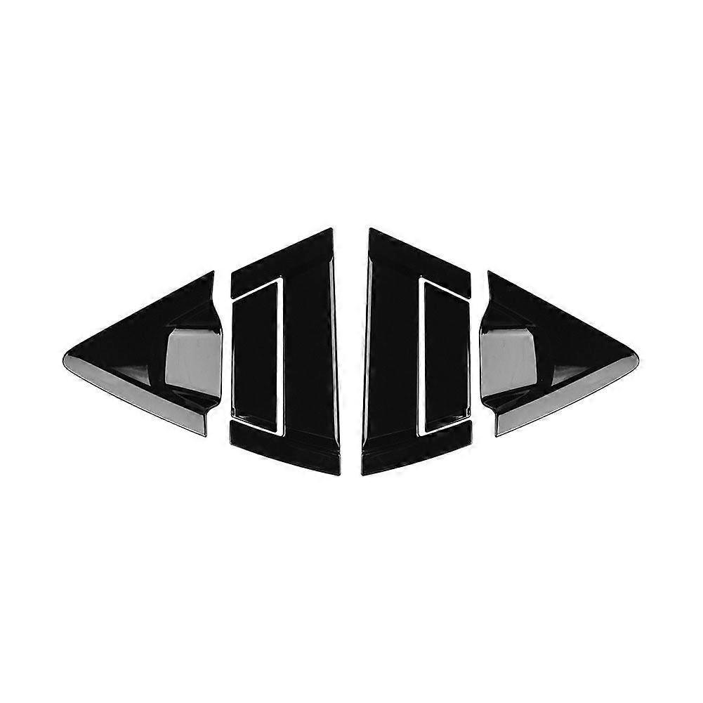Decorative ABS Resin Covers, Set of 6, Carbon, Matte Black, Mirror Finish