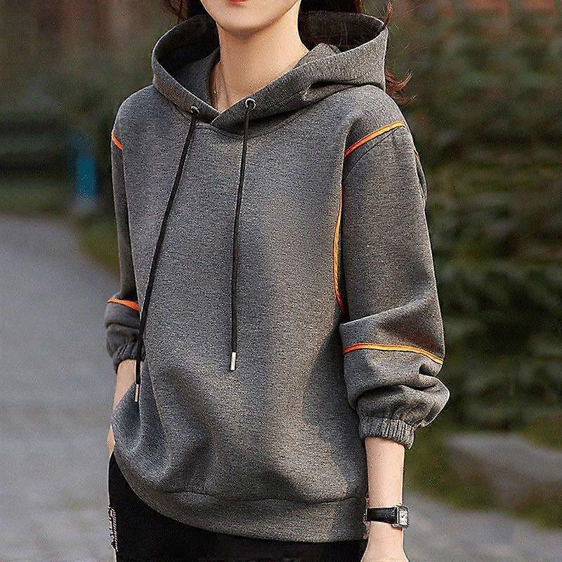 Fashion Plus Size Women's Hoodie, Korean-style, Slimming and Versatile, Spring Collection