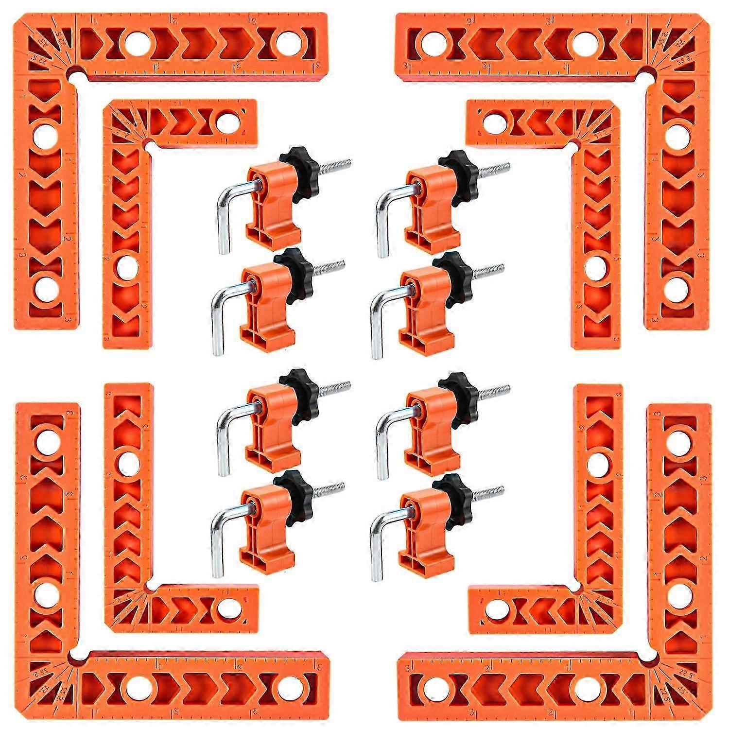 8 Right Angle Clamps for Picture Frames & Cabinets