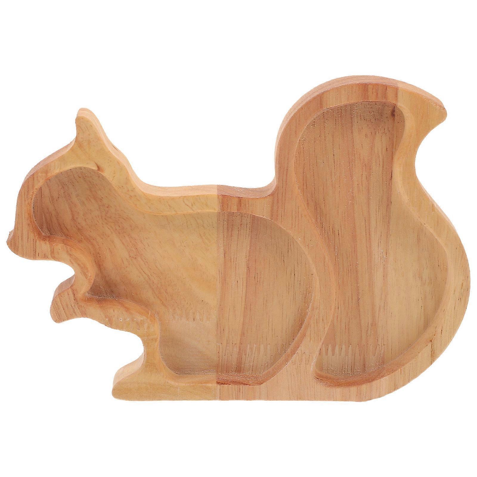 Squirrel Shaped Snack Tray – Fun Decorative Dish for Fruits, Nuts, Desserts, and Appetizers – Versatile Serving Plate for Kitchen, Gatherings, and